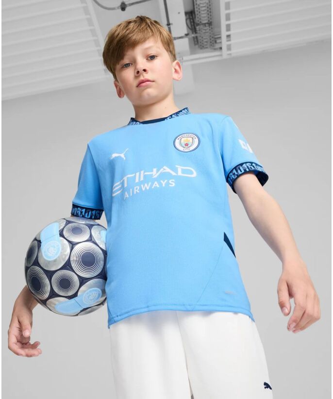 Puma MCFC Home Jersey Jr