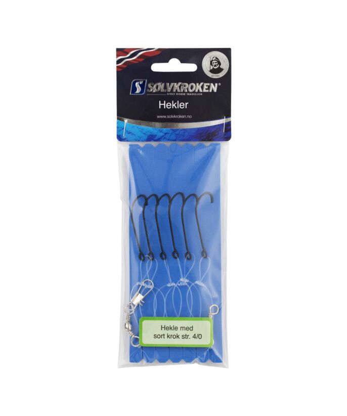 Sølvkroken  HEKLE MED SORTE KROK