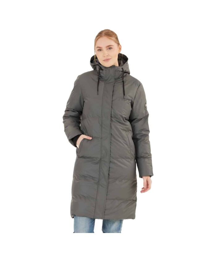 Weather Report Audrey W Long PU Puffer Jacket W-Pro 5000