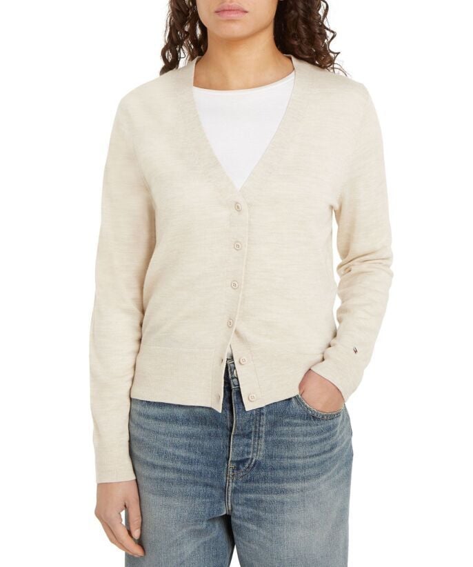 Hilfiger Merino V-neck genser