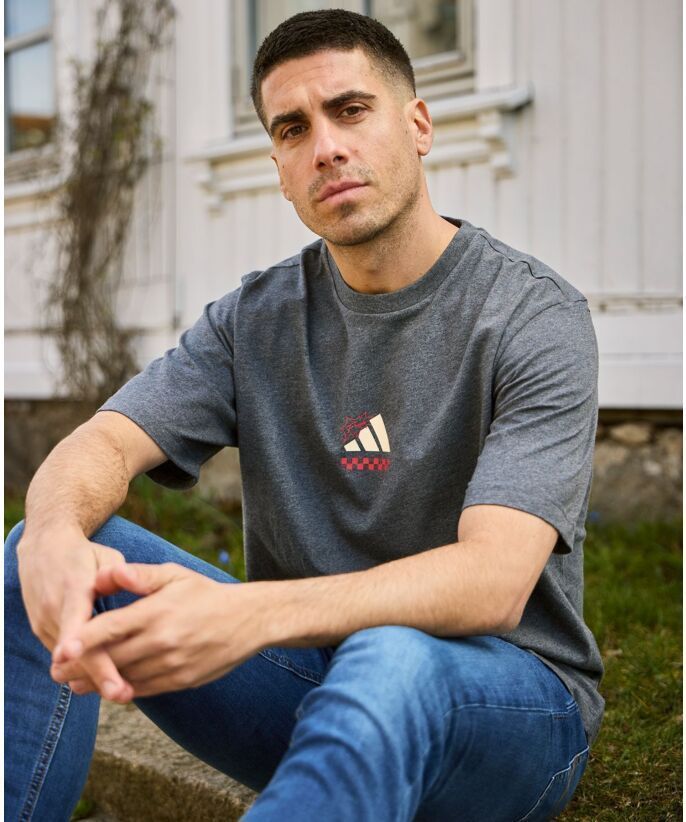 Adidas Pizza Tee herre