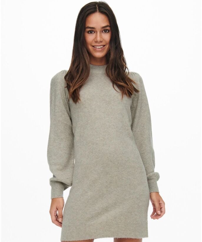 JDY Rue L/S Høyhalset Kjole