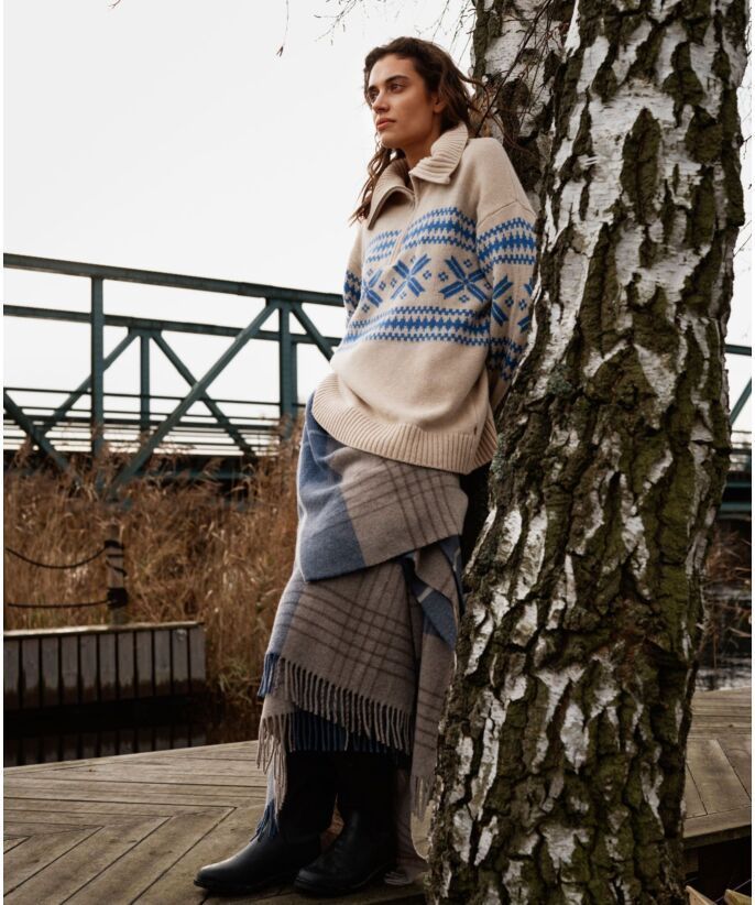 Lexington Madison Yak Blend Fair Isle Sweater